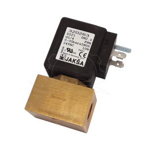 Electrovalvă Jakša D221 0-35bar G1/4'' FPM inox 24V AC (320263)
