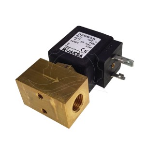 Electrovalvă Jakša D221 0-25bar G1/4'' FPM 24V DC (320545)