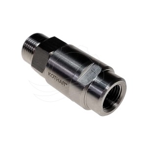 Articulație rotativă Kothar dreaptă G1/4''F-G1/4''M oțel inoxidabil (300 180 531)