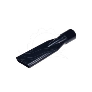 Duză de aspirator, plastic, clasică, 38 mm, scurtă, neagră