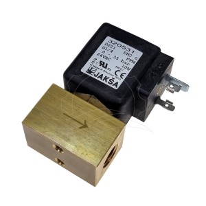 Electrovalvă Jakša D221 0-35bar G1/4'' FPM 24V AC (320531)