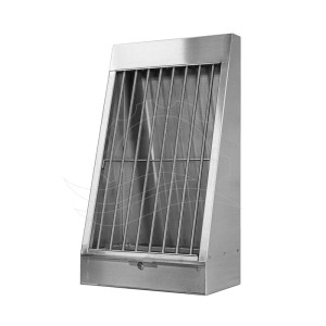 Batător de covoare cu o singură față 46x81x27cm (inox)