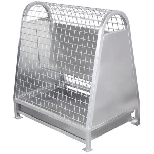 Mașină de bătut covoare cu două fețe 100x105x65cm (galvanizată)