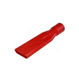 Duză de aspirator, plastic, clasică, 38 mm, scurtă, roșie