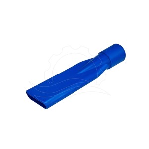 Duză de aspirator, plastic, clasică, 38 mm, scurtă, albastră